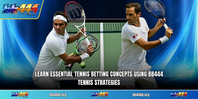 Learn essential tennis betting concepts using BB444 Tennis strategies